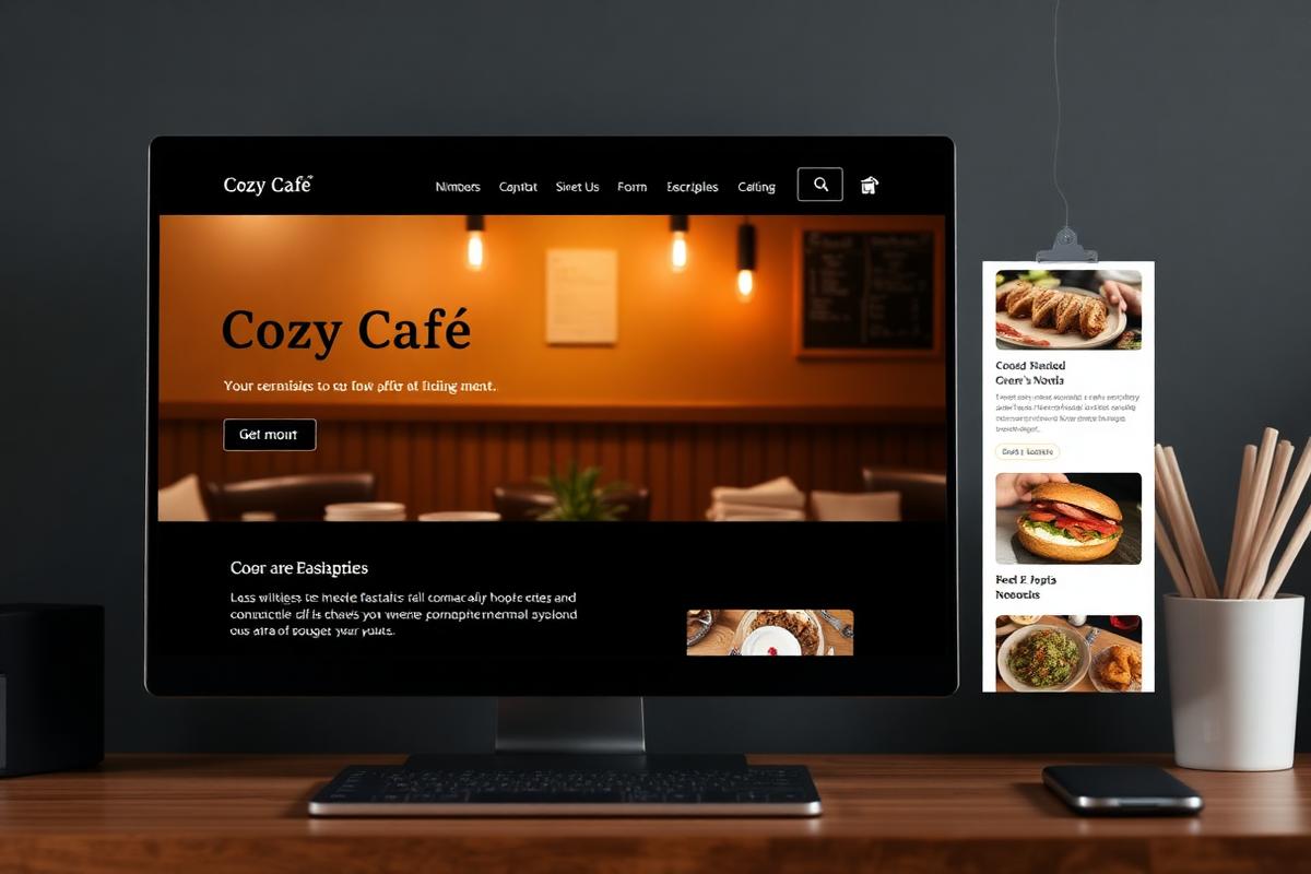 Ember Lane Café website built by BillSites