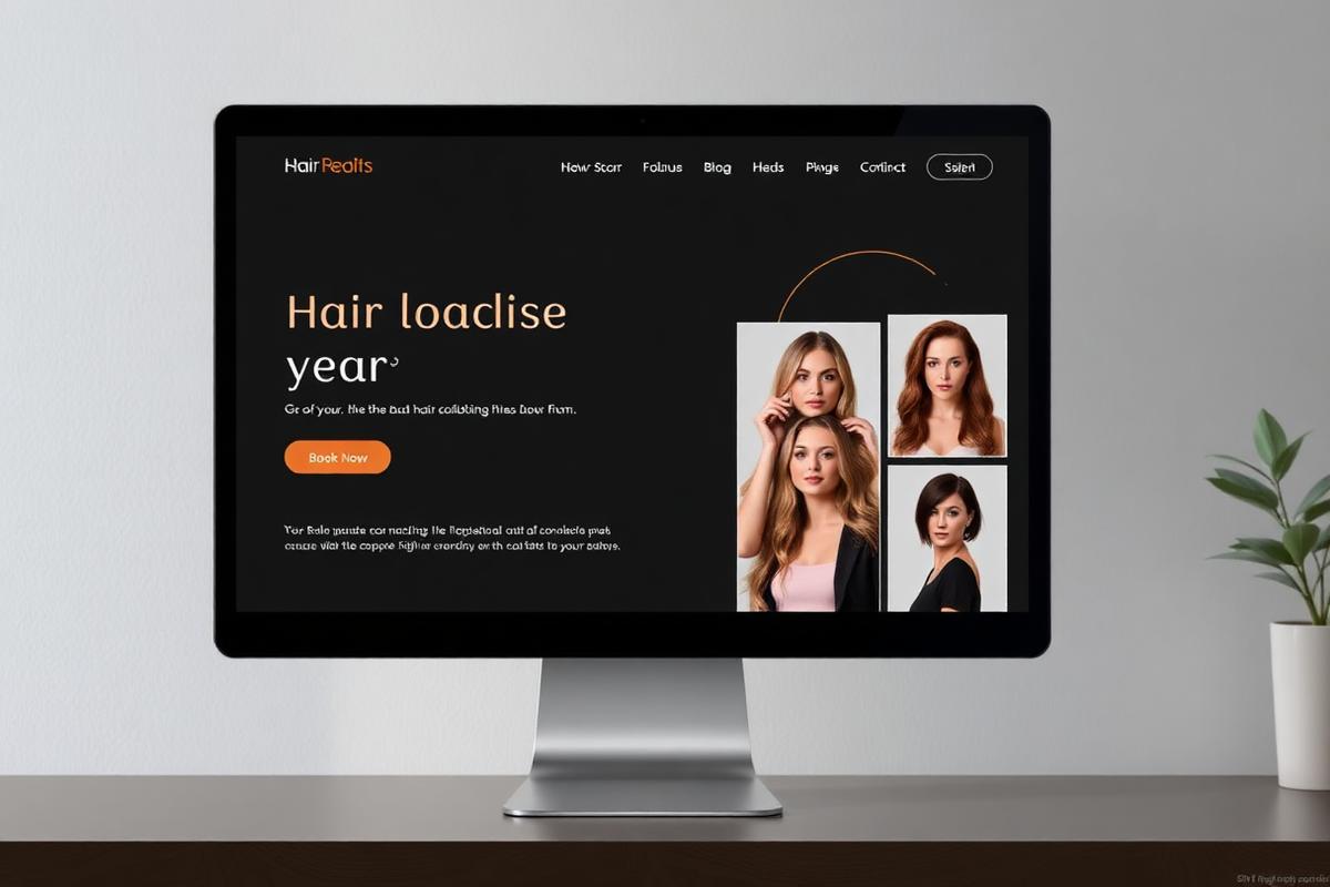 Copper & Co. Salon website built by BillSites